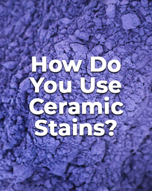 How Do You Use Ceramic Stains?