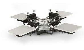 Vastex V-100 Entry Level Screen Printing Press 4 Station 4 Colour