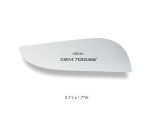 Xiem Tools Stainless Steel Clay Rib Smooth Large