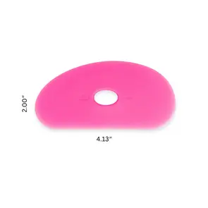 Mudtools Polymer Ribs Pink (Ultra Soft) Large Kidney 5