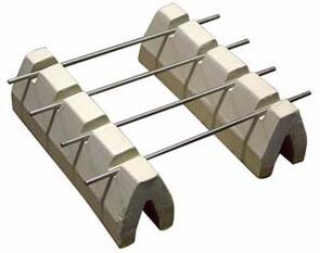 The Ceramic Shop Small Bead Rack Holder with 4x 15cm Wire
