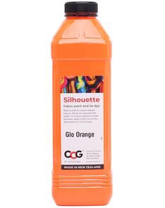 Silhouette Fabric Paint & Tie Dyes Glo Orange