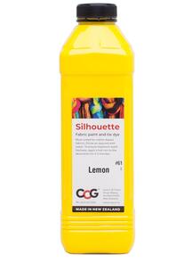 Silhouette Fabric Paint & Tie Dyes Lemon