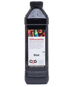Silhouette Fabric Paint & Tie Dyes Black