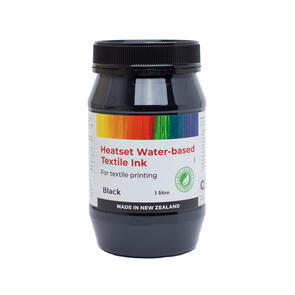 Heatset Water Based Textile Ink Black