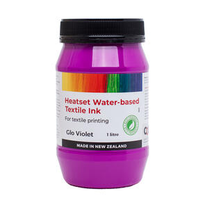 Heatset Water Based Textile Ink Glo Violet