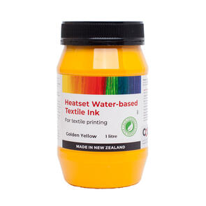 Heatset Water Based Textile Ink Golden Yellow