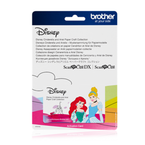 Brother Scan N Cut Disney Cinderella and Ariel Paper Craft Collection
