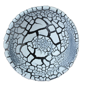 Laguna Dry Lakes Crackle Brushable Glaze DL-100 Fossil White