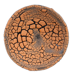 Laguna Dry Lakes Crackle Brushable Glaze DL-109 Hoo Doo Orange