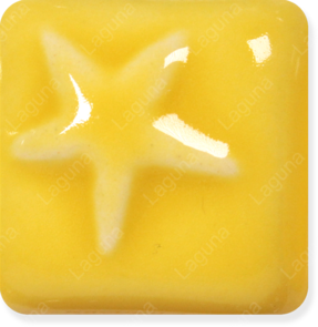 Laguna Lowfire Brushable Glaze EM1033 Kitchen Yellow