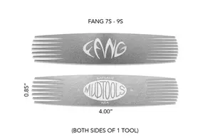 Mudtools Fang Small Stainless Steel Scoring Tools 7 & 9 Prong