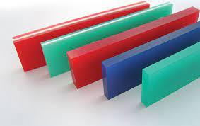 Urethane Squeegee Blade 1m Length 80 Blue