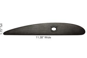 Mudtools Platter Rib Large Black (Extra Firm)
