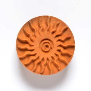 MKM Round Stamp 4cm Large Spiral Sun