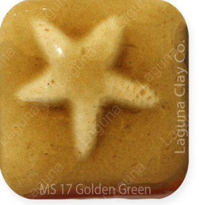 Laguna Moroccan Sand Brushable Glaze MS-17 Golden Green