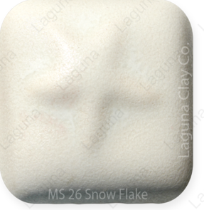 Laguna Moroccan Sand Dry Powder Glaze MS-26 Snow Flake