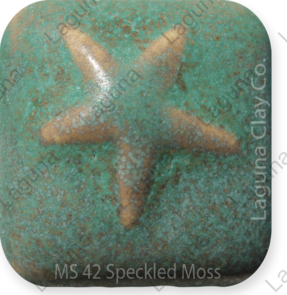 Laguna Moroccan Sand Brushable Glaze MS-42 Speckled Moss