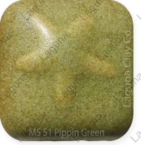 Laguna Moroccan Sand Brushable Glaze MS-51 Pippin Green