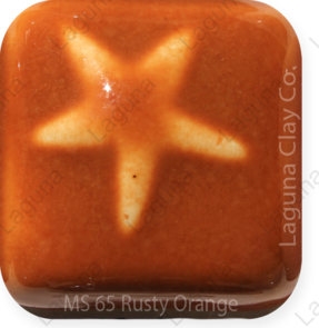 Laguna Moroccan Sand Brushable Glaze MS-65 Rusty Orange