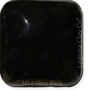 Laguna Moroccan Sand Brushable Glaze MS-6 Gloss Black