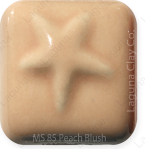 Laguna Moroccan Sand Brushable Glaze MS-85 Peach Blush Dry
