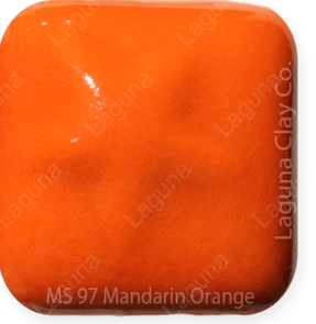 Laguna Moroccan Sand Brushable Glaze MS-97 Manadrin Orange