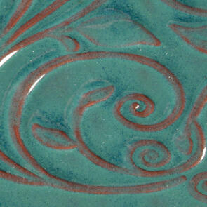 Amaco Opalescent Lowfire Brushable Glaze O-26 Turquoise