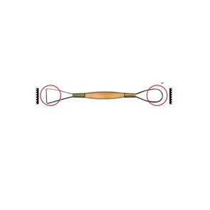 Looping Tool Double End Serrated