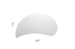 Mudtools Stainless Steel Paisley Scraper Rib Serrated 18 Teeth Per Inch P18