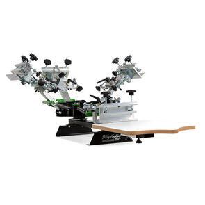Riley Hopkins 250 1 Station 4 Colour Screen Printing Press with Micro Registration