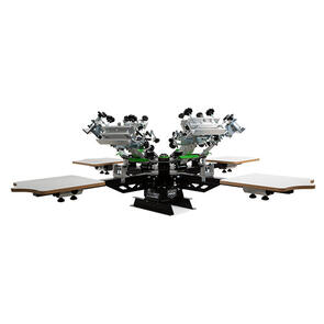 Riley Hopkins 250 4 Station 6 Colour Screen Printing Press with Micro Registration