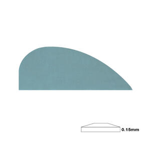 Kidney Stainless Steel Half Teardrop