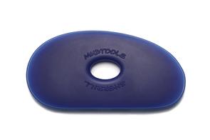Mudtools Polymer Ribs Blue (Firm) Medium Kidney 1