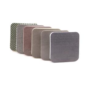 DiamondCore Flexible Diamond Pads Rounded Corners Set of 6