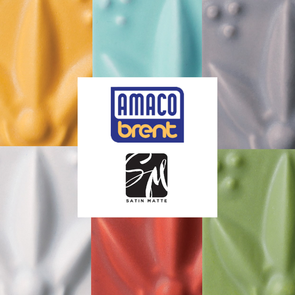 Amaco Satin Matte New Glaze Kit - 6 Colours x 472ml