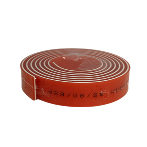 Urethane Squeegee Blade 65/90/65 Red/White
