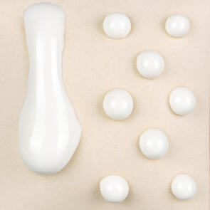 Mayco Stoneware Brushable Glaze SW420 White Melt Gloop