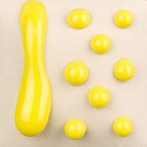 Mayco Stoneware Brushable Glaze SW421 Yellow Melt Gloop