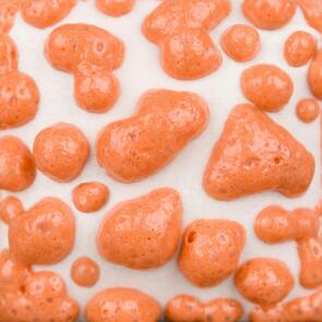 Mayco Stoneware Brushable Glaze SW461 Orange Moon Rocks