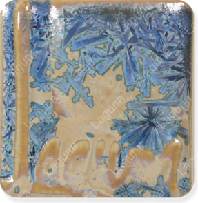 Laguna Crystal Blossom Brushable Glaze WC-162 Blue Snowflakes
