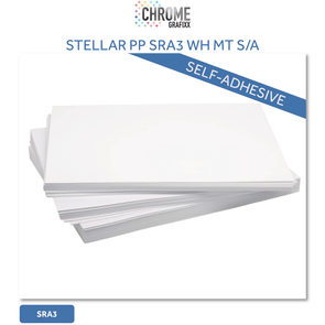 CHROME STELLAR PP SRA3 WHITE MATTE S/A