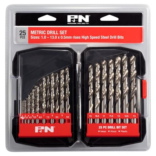 Drill Set 25pc Metric