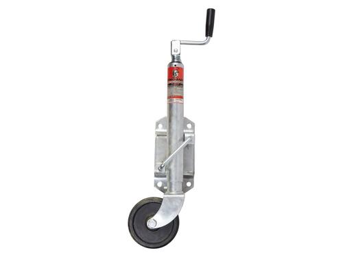 Jockey Wheel 150mm Solid Rubber Tyre - Swivel