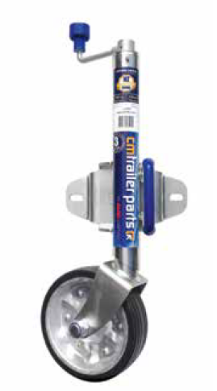 Jockey Wheel Premium 200mm Zinc Plated