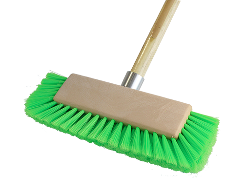 Vehicle Wash Brush with Wooden Handle