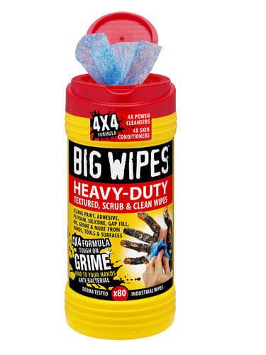 Heavy Duty Scrub & Clean Wipes Tub of 80
