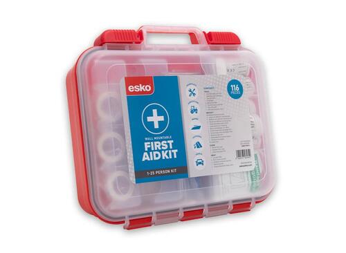 First Aid Kit 1-25 Person 116pc