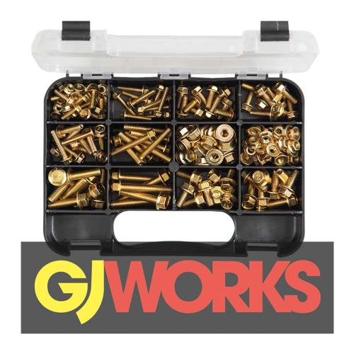 Grab Kit 178PC Metric Flange Bolts & Nuts