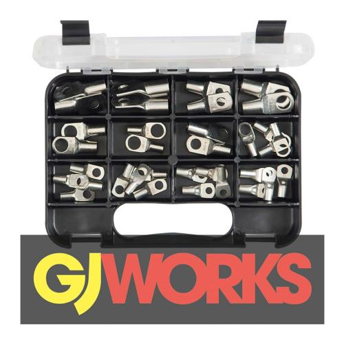 Grab Kit 34pc Metal Cable Lugs